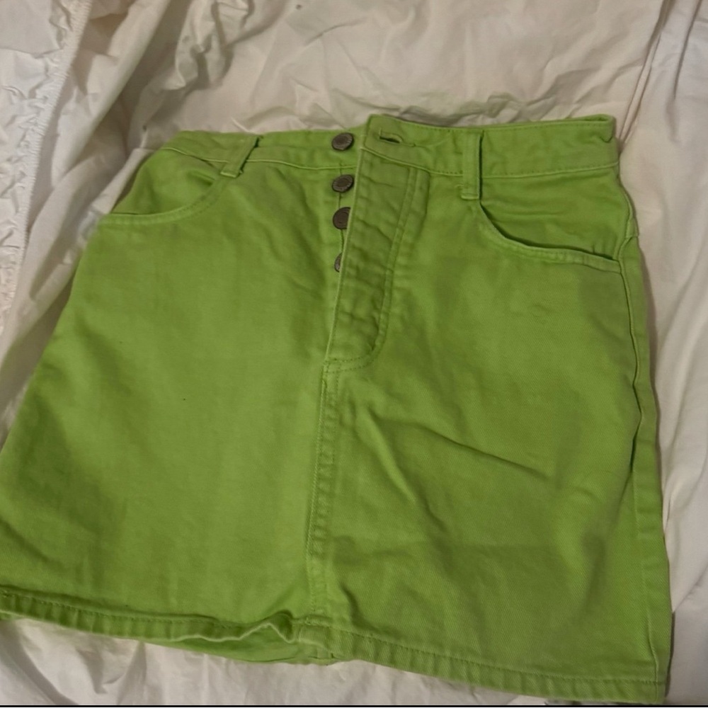 john galt denim skirt